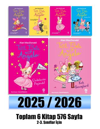 Tatlı Bela Angela Seti 6 Kitap 576 Sayfa